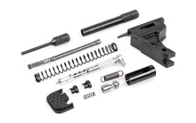 Essential Parts for O.Z-9 Modular Build Kit, Striker Sleeve, Spring Cups, Extractor Bearing for LCI 9MM, Extractor Depressor Plunger Rod (Small), Extractor Spring, Ejector Housing, Backplate, V2 Striker (Small), Pro Striker Striker Spring, FPS Spring, Tr
