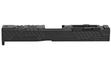 Orion Stripped Slide RMR w/Cover, For Glock 19 Gen 3, Black Finish SLD-Z19-3G-ORION-RMR-DLC