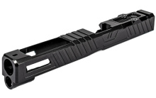 Omen Stripped Slide RMR w/Cover, For Glock 34 Gen 3, Black Finish SLD-Z34-3G-OMEN-RMR-DLC