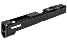 Omen Stripped Slide RMR w/Cover, For Glock 34 Gen 5, Black Finish SLD-Z34-5G-OMEN-RMR-DLC