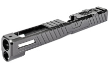 Omen Stripped Slide RMR w/Cover, For Glock 34 Gen 5, Gray Finish SLD-Z34-5G-OMEN-RMR-GRY