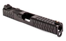 For Gen 3 Glock 17, Enhanced Socom, Complete Slide, Includes Sights, RMR Cover Plate and Zev Upper Parts Kit, Black Finish SLD.KIT-Z17-3G-ESOC-RMR-DLC