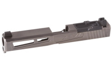 Prizefighter Absolute Co-witness RMR Cut w/Cover, Complete Slide, For Gen 3 Glock 17, Gray Finish SLD.KIT-Z17-3G-PRZF-RMR-CW.ABS-GRY