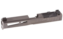 Prizefighter Absolute Co-witness RMR Cut w/Cover, Complete Slide, For Gen 4 Glock 17, Gray Finish SLD.KIT-Z17-4G-PRZF-RMR-CW.ABS-GRY