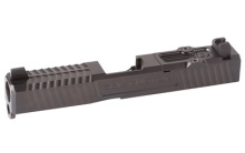 Complete Slide, For Glock 19, Tri-lo Absolute Co-witness RMR Cut w/Cover, ZEV Striker, ZEV 3.5lb Striker Spring, ZEV FPS and Spring, Black Finish SLD.KIT-Z19-3G-TRI-RMR-CW.ABS-DLC