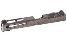 Prizefighter Absolute Co-witness RMR Cut w/Cover, Complete Slide, For Gen 4 Glock 34, Gray Finish SLD.KIT-Z34-4G-PRZF-RMR-CW.ABS-GRY