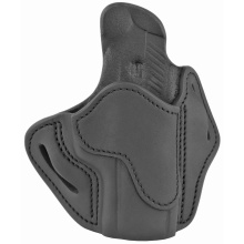 OR Optic Ready, Belt Holster, Stealth Black Leather, Fits  CZ P01/P10/P10C/P10S, HK VP9/VP40, FN FIVE-SEVEN USG and MK2, Right Hand, Size 2.4S OR-BH2.4S-SBL-R