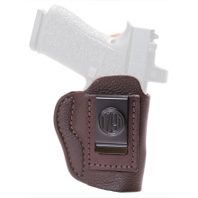 Fair Chase, Inside Waistband Holster, Optics Ready, Light Bearing, Size 3, For Glock 42/43/43X, Dear Hide Leather Construction, Brown, Right Hand OR-LB-FCD-3-BRW-R