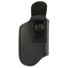 Smooth Concealment, Inside Waistband Holster, Optics Ready, Light Bearing, Size 4, For Glock 17/19/19x/22/23/22/23/25/26/27/31/32/47/48/48MOS, Cow Hide, Leather Construction, Black, Right Hand OR-LB-SCH-4-NSB-R