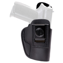 Smooth Concealment, Inside Waistband Holster, Optics Ready, Light Bearing, Size 5, For Glock 21/29/30/30S/36/37/38/39, Cow Hide, Leather Construction, Black, Right Hand OR-LB-SCH-5-NSB-R