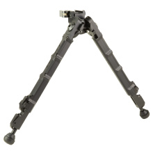 HT-10 Hunting Bipod, Picatinny Mount, 10.62" Minimum Height, 20.43" Maximum Height, Anodized Finish, Black HTPB-0010
