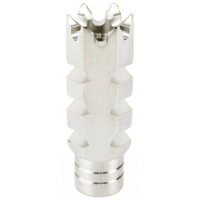 Shark Muzzle Brake, 1/2-28 Thread With Crush Washer, Fits AR-15, Stainless Steel A.5.10.2252