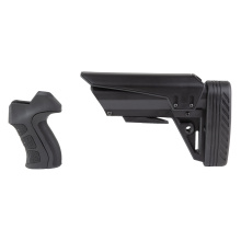 Tactlite Shotgun Stock and X2 Grip, Fits Mossberg 590R/590RM, Black C.1.10.2010