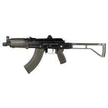 AR-M14SFT, Short Barrel Rifle, Semi-automatic, 7.62x39MM, 8.5" Chrome Lined Barrel, 24X1.5MM Right Hand Thread Pitch, Matte Finish, Black, Olive Drab Green Polymer Furniture, Side Folding Stock, Adjustable Sights, Manual Safety, 30 Rounds, 1 Magazine AR-