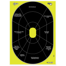 EZ AIM Non-Adhesive, Handgun Trainer, 12"x18", 8 Pack 15220