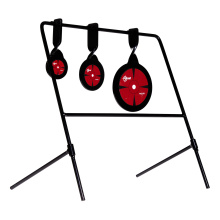 EZ Aim, Steel Triple Deflector Spinner Target System, For use with Rimfire .22 Cal, 10.75"x12.5" 15403