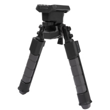 Helix Polymer Bipod, Bipod, Fits Tilt Stud Mount, Matte Finish, Black and Gray, Silicone Hand Placement Area 5204