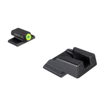 Protector Sight Set, Fits S&W Bodyguard 2.0, LumiGreen with Tritium Front, Black Serrated Rear SWBG-705
