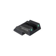 Tritium Rear Sight, Fits S&W Bodyguard 2.0, Tritium Serrated Rear with Black Outline, .260" Height, .150" Square Notch, Rear Sight Only SWBG-875R
