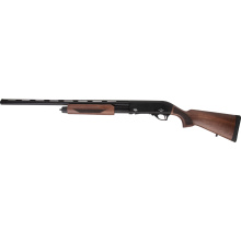 AG26 Pump Shotgun, 12 Gauge, 3" Chamber, 26" Barrel, Walnut Stock, Matte Finish, Black, Fiber Optic Front Sight, Push Button Safety, 5 Rounds, Includes Chokes - IC - M - F PA12H26-WD