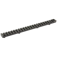 Rail Slider, Picatinny Rail M-Lok, 6 Slot, Fits M-LOK, Integrated QD Mount, Anodized Finish, Black RS-RAIL-6M