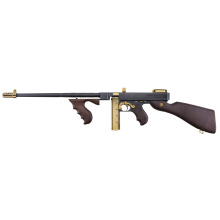 1927A1 Deluxe, Semi-automatic Rifle, 45 ACP, 18" Barrel, Black, Gold Compensator, Walnut Furniture, Adjustable Sights, 20 Rounds, 1 Gold Magazine, Gold Appointments T1ABTG