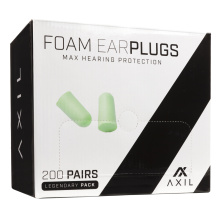 Foam Ear Plugs, Green, 200 Pair Per Box FP-200GP