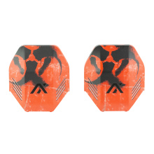 MX Plate, Fits MX Pro/Electronic/Passive Earmuffs, Biohazard Red MX-PLT-BIO