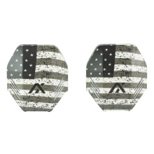 MX Plate, Fits MX Pro/Electronic/Passive Earmuffs,, Freedom American Flag Print MX-PLT-FREE