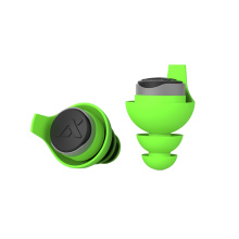 XP Defender, Ear Plug with Toggle Switch, Green, Includes Canister and (1) Pair Medium and (1) Pair Large Tips XPD-GM-L