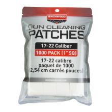Patches, .17-.22 Caliber, 1" Square, 1,000 Pack BC-41158