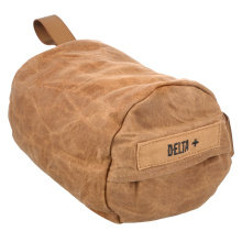 Steady Shot Delta, Large Ultralight, Polymer Filled Shooting Bag, Waxed Canvas, Tan, Zippered Access Pocket, Large Handle, Sling Loop, Carabine Loop BC-BAG-SSDLU