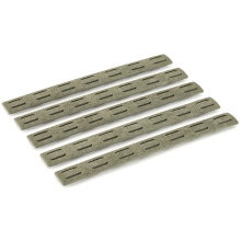 KeyMod Rail Panel Kit, 5.5", Foliage Green, 5 Pack BCM-KMR-RP-FG-5