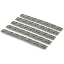 KeyMod Rail Panel Kit, 5.5", Wolf Gray, 5 Pack BCM-KMR-RP-WG-5