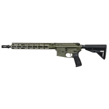 RECCE-14 MCMR, Semi-automatic, AR, .223 Remington/5.56 NATO, 14.5" Pinned (16" OAL) Barrel, Cerakote Finish, Olive Drab Green, Black BCM Gunfighter MOD 0 Stock, Black BCM Gunfighter MOD 4 Grip, Olive Drab Green 13" BCM Gunfighter MCMR M-LOK Handguard, HU