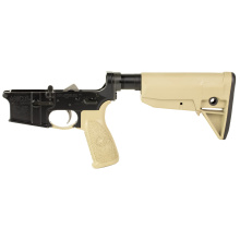 BCM, Semi-automatic, Complete Lower Receiver, 223 Remington, N/A, Flat Dark Earth, BCM MKS RMS-M1TO, N/A, BCM SOPMOD LRG-RMS-STK-MOD-0-FDE