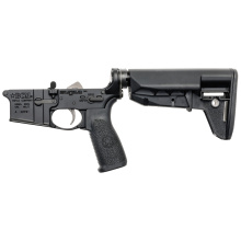 Bravo Company, Complete Lower Receiver, AR-15, Multi Caliber, Anodized Finish, Black, BCM MK2 Recoil Mitigation System, BCM SOPMOD 2 Widebody Stock, 7075 T6 Aluminum, Factory Cosmetic Blem BCMLRG-RMS-STK-MOD-2-SPMD-BLK-COSMO