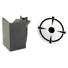 T-Post Dueling Target, 3/8" Steel Target, Black/White BC-TP38DT