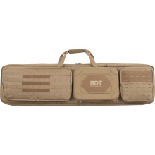 Double Suppressor Tactical Rifle Bag, 48", Poly Oxford Nylon Material, Tan BDT74-48T