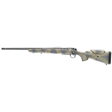B-14 Wilderness Series Sierra, Bolt Action Rifle, 25 Creedmoor, 20" Fluted Barrel, Threaded 5/8X24, Camo Finish, Sniper Gray, Sierra Synthetic Soft Touch Stock, Omni Muzzle Brake, Fluted Bolt, 4 Rounds, Hinged Floor Plate Magazine, Right Hand B14S815