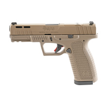 BP9, Double Action, Semi-automatic, Steel Frame Pistol, Full Size, 9MM, 4.25" Barrel, Matte Finish, Flat Dark Earth, Polymer Grips, 3-Dot Sights, Optics Ready, 17 Rounds, 2 Magazines BP9FSFDEOR