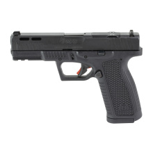 BP9, Double Action, Semi-automatic, Steel Frame Pistol, Full Size, 9MM, 4.25" Barrel, Matte Finish, Black, Polymer Grips, 3-Dot Sights, Optics Ready, 17 Rounds, 2 Magazines BP9FSMOR