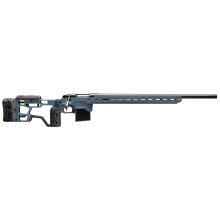 Premier Series, Competition Elite, Bolt Action Rifle, 22 Creedmoor, 26" Barrel, Threaded 5/8x24, Matte Finish, Black, MDT ACC Elite Chassis, Blue Titanium, TriggerTech Diamond Trigger, 12 Rounds, 1 MDT AICS Magazine BPR35-22CM
