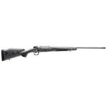 Premier Series, Platinum Stalker, Bolt Action Rifle, 375 H&H, 22" Steel Fluted and Threaded Barrel, Omni Muzzle Brake, Cerakote Finish, Laminate Pepper, Gray Laminate Wood Stock, 3 Rounds BPR40-375HH