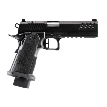M2XL, Black, Single Action Only, Semi-automatic, Metal Frame Pistol, Full Size, 9MM, 5" Barrel, QPQ Finish, Black, Holosun K Series Optics Cut, Tritium Front Night Sight, Polymer Grip Module, Ambidextrous Safety, (1)-22 Round Magazine, (1)-17 Round Magaz