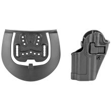 SERPA CQC Concealment Holster with Belt and Paddle Attachment, Fits HK VP9/40, Left Hand, Matte Black 410579BK-L