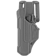 T-Series, L2D, Duty Holster, Left Hand, Black, Fits Glock 17/19/22/23/31/32/45/47, Includes Jacket Slot Belt Loop, Polymer 44N100BKL