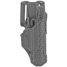 T-Series, L3D, Duty Holster, Right Hand, Fits Glock 17/19/22/23/31/32/45/47, Includes Jacket Slot Belt Loop, Black Basketweave Finish, Polymer 44N500BWR