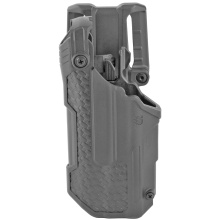 T-Series L3D, Duty Holster, Left Hand, Fits Glock 17/19/22/31 With TLR1/TLR2, Includes Jacket Slot Belt Loop, Black Basketweave Finish 44N600BWL
