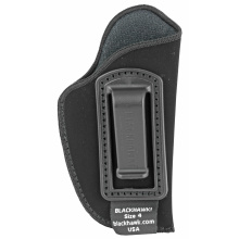 Inside-the-Pants Holster, Size 4, Fits Small Automatic Pistol, Right Hand, Black 73IP04BKA